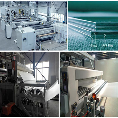 機械PVB中間膜のフィルムの放出ライン機械工場に直売をするPVBのガラス シート