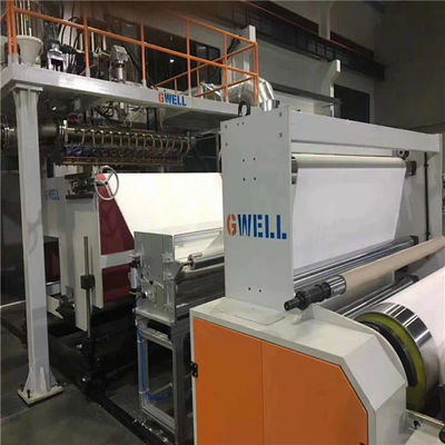 PP MeltblownのNonwoven生地の生産ラインPPは機械を作る膨らんだ布を溶かす
