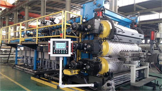 購入 90mmの単一ねじプラスチック押出機機械ペットPP PSポリ塩化ビニールのABSシートの作成 online manufacture