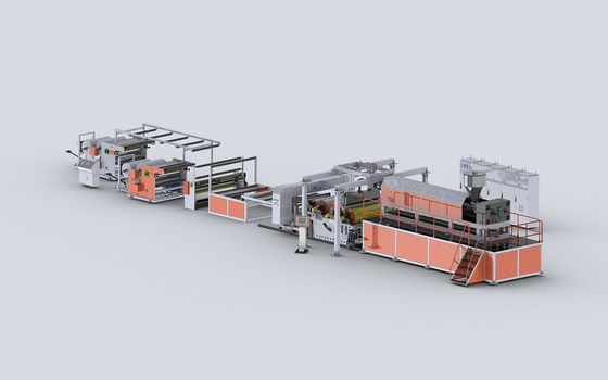 購入 TPU複合布膜挤出ライン 単回螺旋 500kg/H online manufacture
