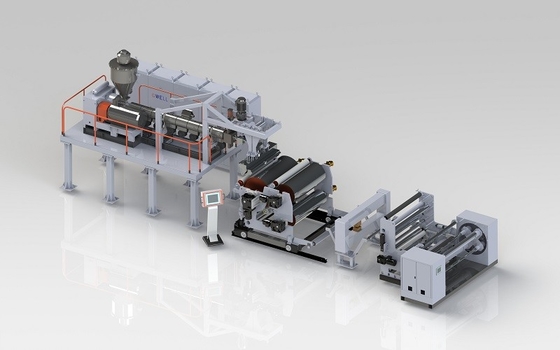 購入 120kg/H ETFEフィルムエクストルーション機械 1000-1500mm 幅 シングルスクリューエクストルーダー online manufacture