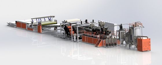 購入 高透明性PC/PMMAシートエクストルージングライン 600-1220mm 幅と光学アプリケーションのための0.125-3mm厚さ online manufacture