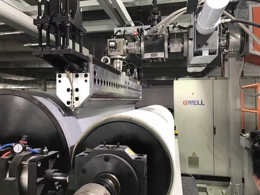 購入 2400mm / 2600mm ワイド EVA 太陽光フィルムエクストルーションライン 300-700kg/h 出力と 16m/s 太陽光パネルのエンカプスレーションのための最大ライン速度 online manufacture